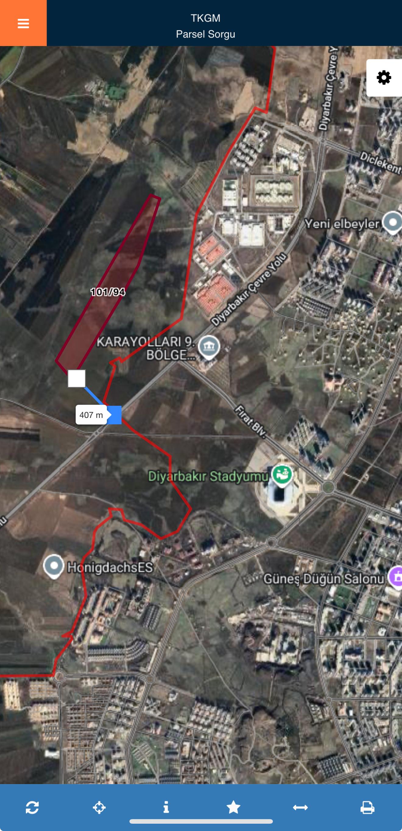 KAYA EMLAKTAN CÜCÜK 101/94 1 DÖNÜM ARAZİ